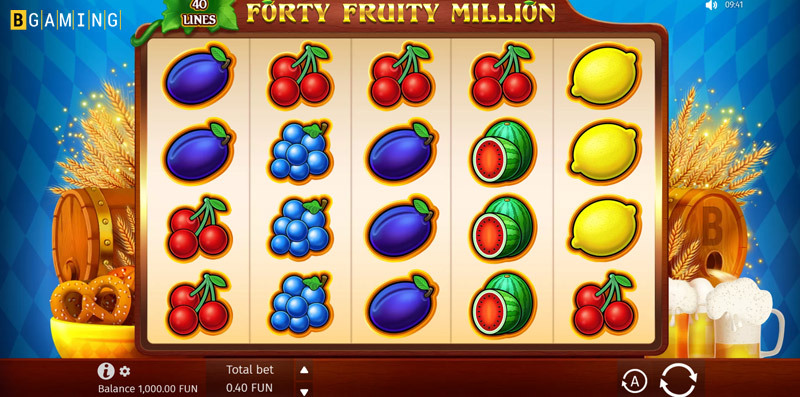 Forty Fruity Million – Online Slot By BGaming