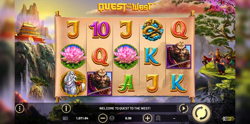 Quest to the West – Online Slot By BetSoft