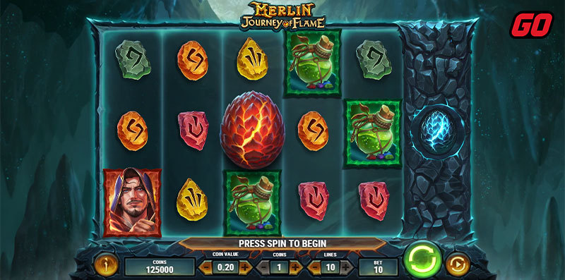 Merlin: Journey Of Flame – Online Slot By Play’n GO