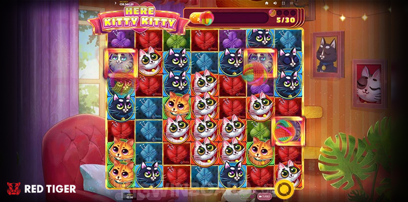 Here Kitty Kitty – Online Slot By Red Tiger Gaming