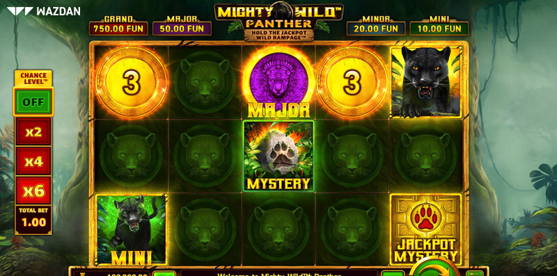 Mighty Wild: Panther – Online Slot By Wazdan