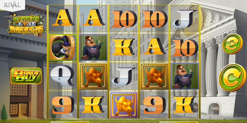 Bankers Gone Bonkers – Online Slot By Rival