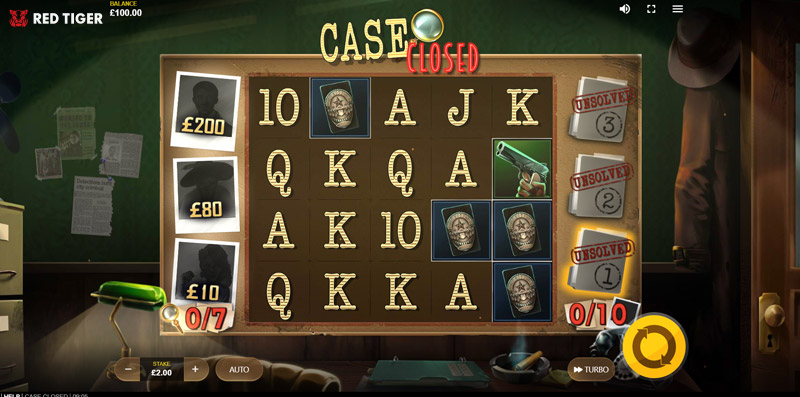 Case Closed – Online Slot By Red Tiger Gaming