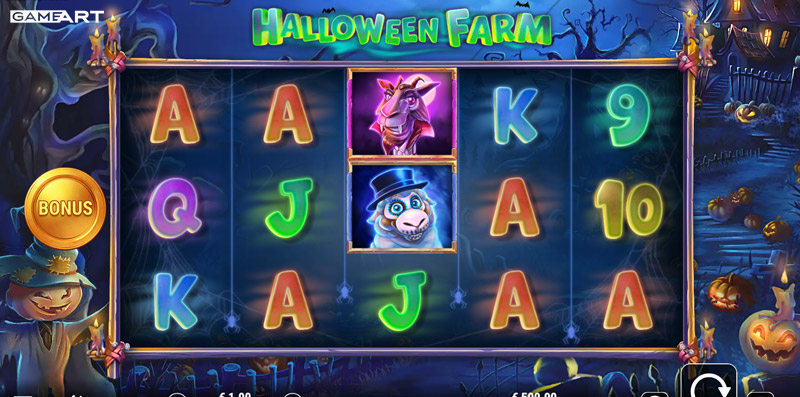 Halloween Farm – Online Slot By GameArt