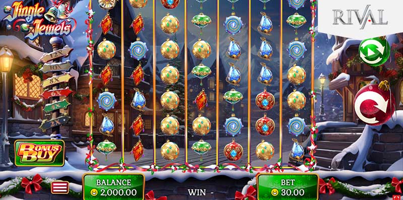 Jingle Jewels – Online Slot By Rival Gaming