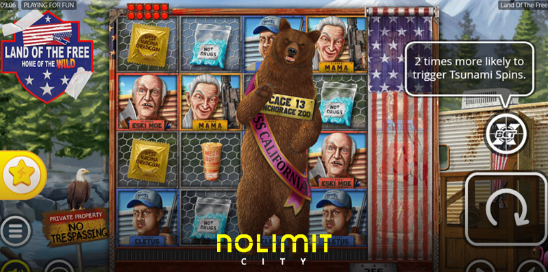 Land of the Free – Online Slot by NoLimitCity